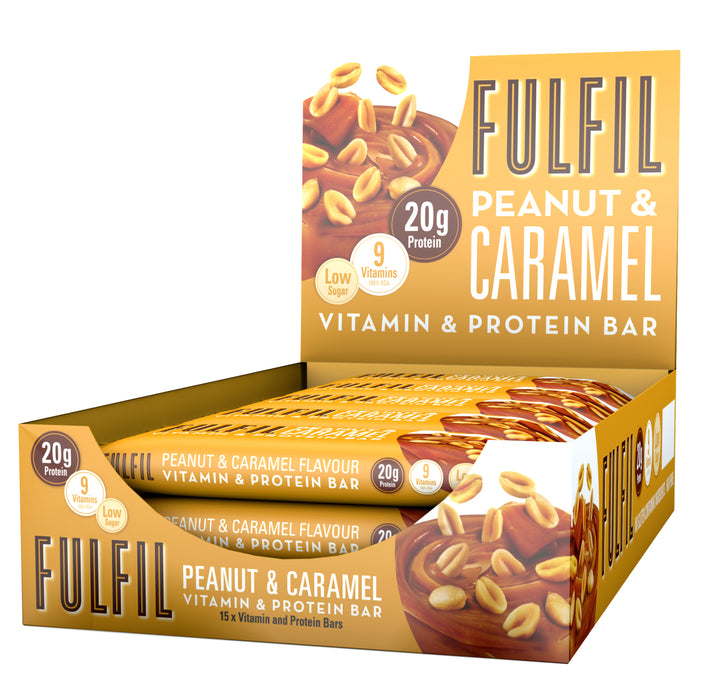 Fulfil Peanut & Caramel Vitamin & Protein Bar 15 x 55g